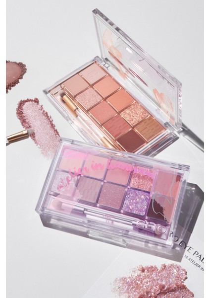 Göz Alıcı Renklerde, Yoğun Pigmentli Far Paleti CLIO Pro Eye Palette (15 Spring Sunshuine On Canvas)