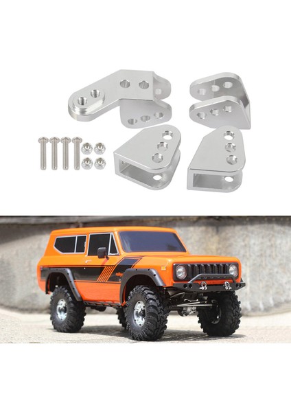 Rc Araba RER11414 Alüminyum Alt Bağlantı Montaj Seti Aks Redcat Gen8 Scout Iı RER11337 1/10 Rc Ca Yükseltme Parçası Kırmızı (Yurt Dışından)