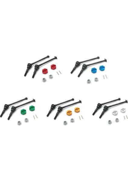 Metal Ön Tahrik Mili Cvd 12MM Hex Adaptörü ile Wltoys 12428 12423 1/12 Rc Araba Kısa Kulvar Kamyon Yükseltme Parçaları, 3 (Yurt Dışından) indirimleri