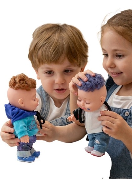 22 cm Bebek Erkek Kız Hediye Ebeveyn-Çocuk Interaktif Oyuncak 4 Yaş Için Uygundur + (Yurt Dışından)