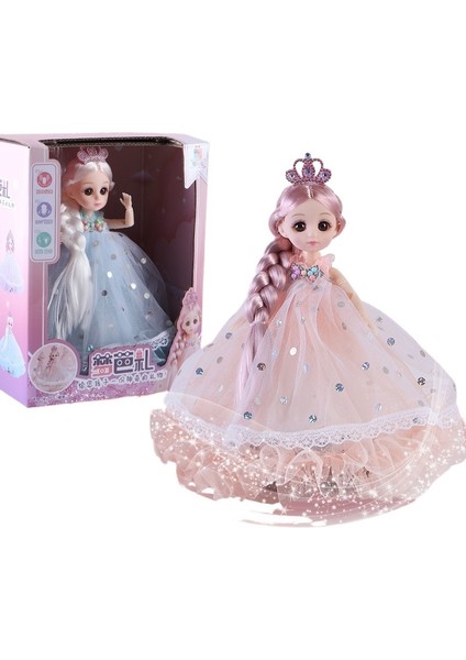 26 cm Bebek Sevimli Barbie Bebek Müzikli Işıklı Çocuk Oyuncağı (Yurt Dışından) fırsatları
