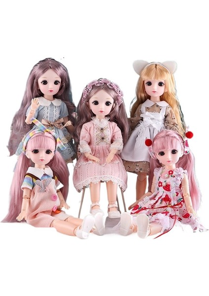 30CM Barbie Prenses Giydirme Bebeği Çocuk Bebeği (Yurt Dışından) modelleri