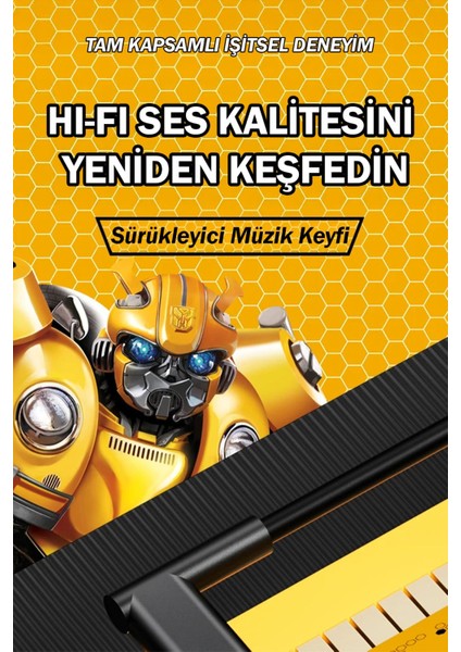 TF-T01 Bluetooth 5.4 Kulak İçi Kulaklık - Siyah