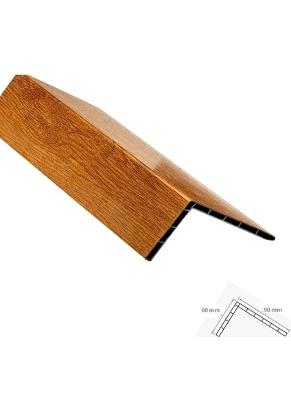 Plastik Köşebent Pervaz 60 x 90 mm