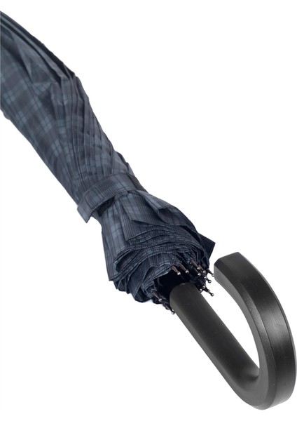 Rst Lacivert Kare Ekose Fiber 16 Telli Erkek Baston Şemsiye M21MARRST02R003 fırsatları