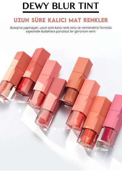 Blur Efekti Veren, Nemlendirici, Hafif Dokulu Tint CLIO Dewy Blur Tint (07 Nude Breeze)