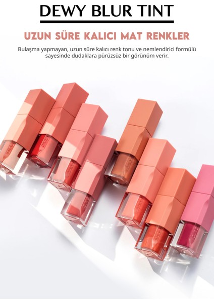 Blur Efekti Veren, Nemlendirici, Hafif Dokulu Tint CLIO Dewy Blur Tint (06 Cozy Peach) indirimleri