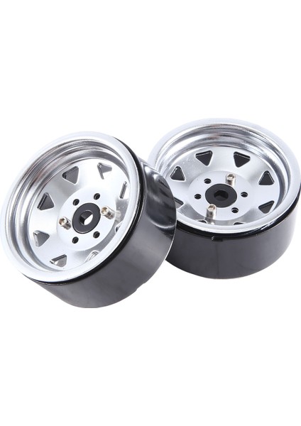 4 Adet 1.9 Inç Metal Beadlock Tekerlek Göbeği Jant 1/10 Rc Paletli Araba Trx4 Eksenel SCX10 90046 AXI03007 Redcat Gen8, Gümüş (Yurt Dışından) fiyatları