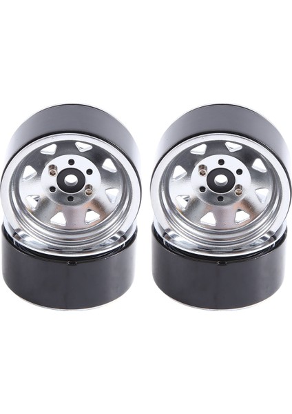 4 Adet 1.9 Inç Metal Beadlock Tekerlek Göbeği Jant 1/10 Rc Paletli Araba Trx4 Eksenel SCX10 90046 AXI03007 Redcat Gen8, Gümüş (Yurt Dışından) fırsatları