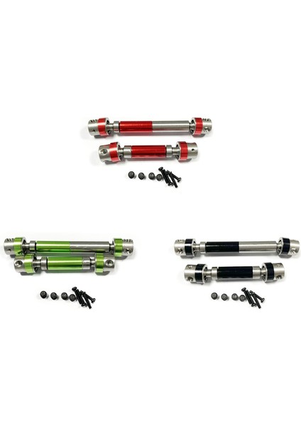 2 Adet Metal Tahrik Mili Cvd Tahrik Mili TRX4M -4m 1/18 Rc Paletli Araba Yükseltme Parçaları Aksesuarları, Siyah (Yurt Dışından) fiyatları