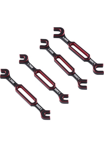 4 Adet Anahtarı 3/3.2/3.5/3.7/4/5/5.5/6mm Gerdirme Somunu Topu Uçlu Bağlantı Sökücü Evrensel Aracı Rc Araba Drone Tekne, 2 (Yurt Dışından)