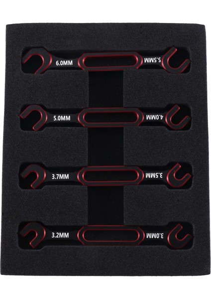 4 Adet Anahtarı 3/3.2/3.5/3.7/4/5/5.5/6mm Gerdirme Somunu Topu Uçlu Bağlantı Sökücü Evrensel Aracı Rc Araba Drone Tekne, 2 (Yurt Dışından)