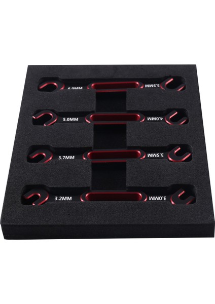 4 Adet Anahtarı 3/3.2/3.5/3.7/4/5/5.5/6mm Gerdirme Somunu Topu Uçlu Bağlantı Sökücü Evrensel Aracı Rc Araba Drone Tekne, 2 (Yurt Dışından)