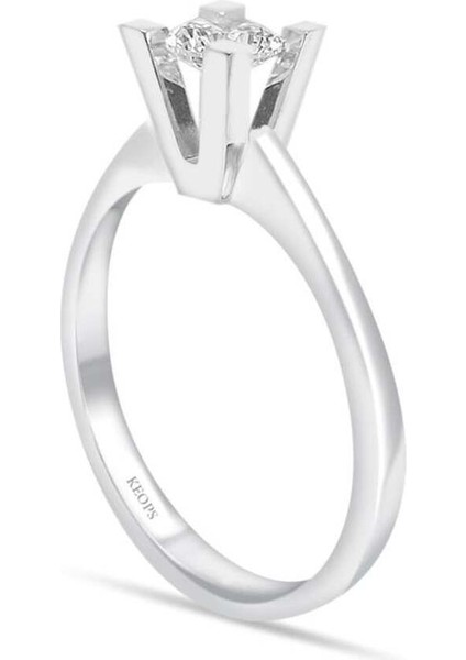 D Renk Vs2 0.40 Karat Pırlanta Tektaş Yüzük - Gia Sertifikalı fiyatları