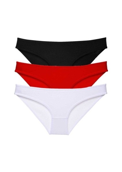 3 Adet Süper Eko Set Likralı Kadın Slip Külot 535