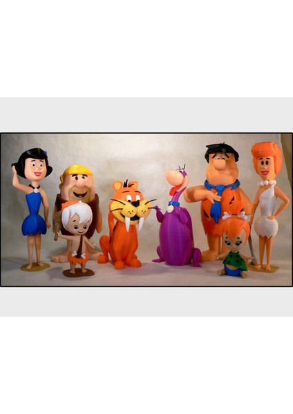 Çakmaktaş Barney Rubble Figürü - 15 cm