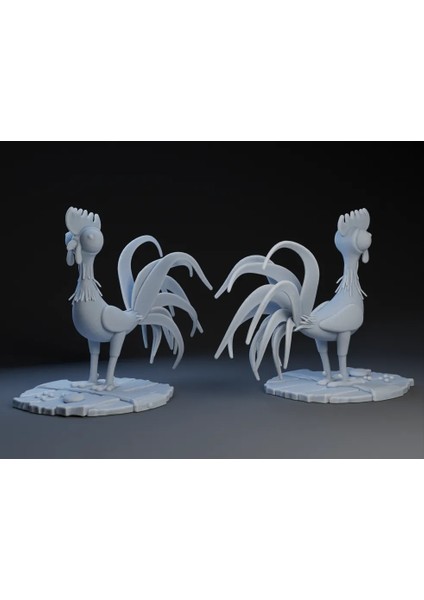 Moana Filmi Tavuk Hei Hei Figürü - 15 cm