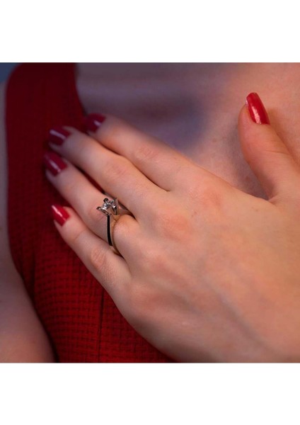 D Renk 0.80 Karat Pırlanta Tektaş Yüzük - Hrd Sertifikalı modelleri