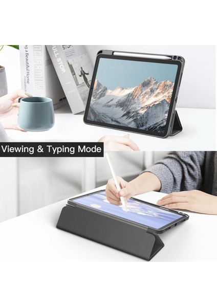 Apple iPad Air 4/5. Nesil 10.9 Kılıf Grafiti Şeffaf Kalem Bölmeli (10.nesil Değildir) fırsatları