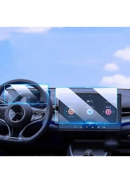 Byd Seal Awd 2024 2025 Model 15.6" Multimedya ve Gösterge Panel Uyumlu 9H Nano Ekran Koruyucu Set