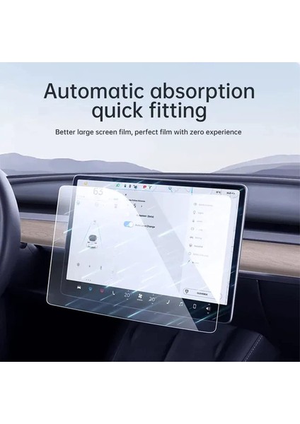 Byd Seal Awd 2024 2025 Model 15.6" Multimedya ve Gösterge Panel Uyumlu 9H Nano Ekran Koruyucu Set