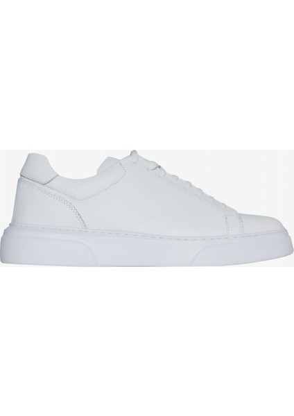 %100 Deri Rahat Taban Esnek Sneaker Ayakkabı