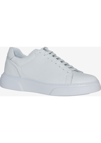 %100 Deri Rahat Taban Esnek Sneaker Ayakkabı