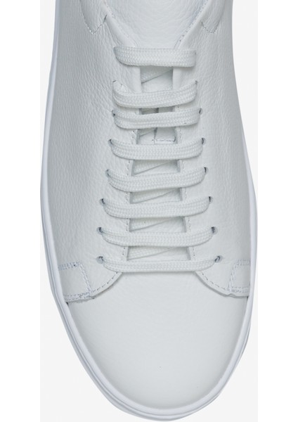 %100 Deri Rahat Taban Esnek Sneaker Ayakkabı