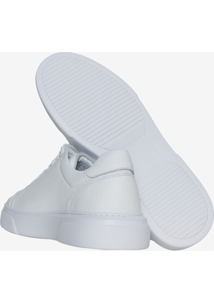 %100 Deri Rahat Taban Esnek Sneaker Ayakkabı