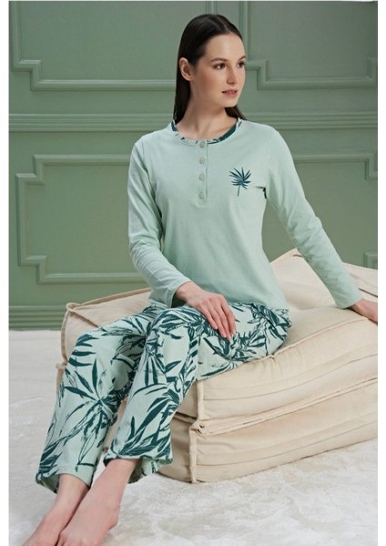 Over Sleep 934 Poleren Pijama Takım