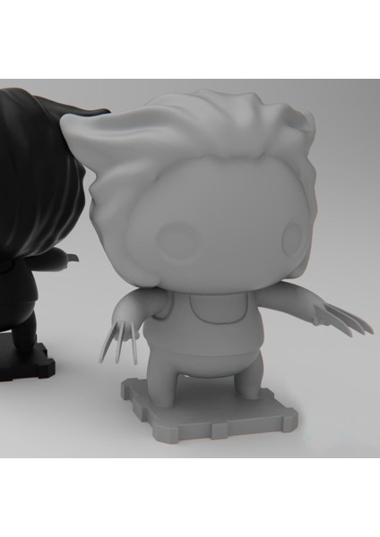 X-Men Chibi Logan Wolverine Figürü - 10 cm