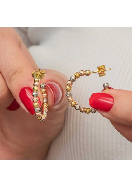 Gümüş Dorika Kadın Küpe CSR2185815