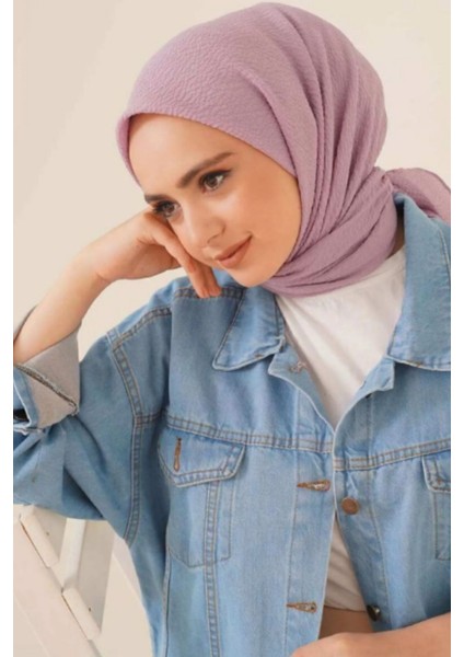 Kadın Tesettür Mio Caz Eşarp Hijab Lila fiyatları