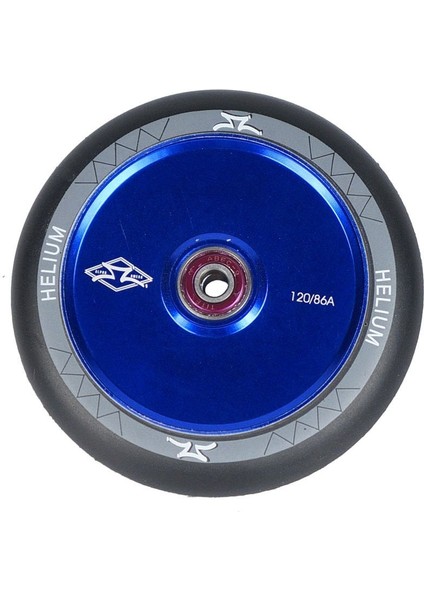 Ao Helium 120mm 86a Blue Titen Abec 9 Rulmanlı Scooter Tekerleği
