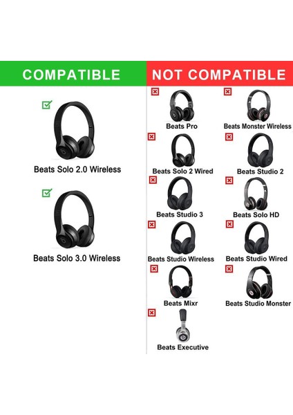 Beats Solo 2 Solo 3 Uyumlu Kulaklık Pedi Süngeri Yastığı Beats Solo 3 Yastık Sünger Minderi Köpük Earpad modelleri