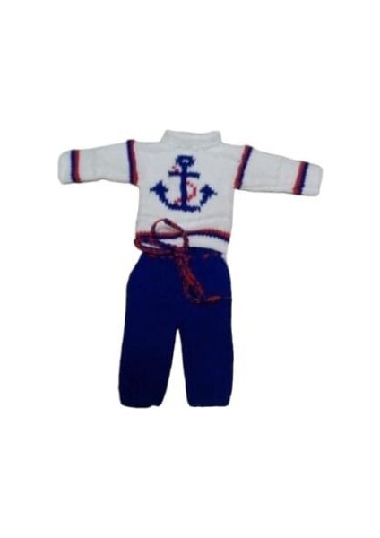 Elbiseli Zürafa Örgü Bebek 40 cm