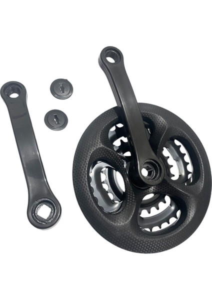 Bisiklet 3'lü Aynakol Takımı Karbon Görünümlü ( 24/34/42 )
