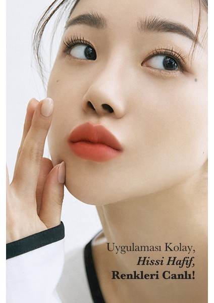 Pürüzsüz ve Kadifemsi Dokulu, Doğal Görünüm Sunan Tint CLIO Chiffon Blur Tint (02 Coral Clay)