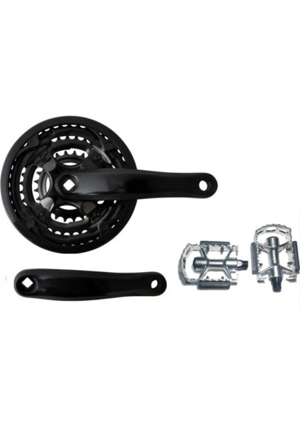 Bisiklet 3 Lü Aynakol - Alüminyum Pedal Takımı (42DIŞ)