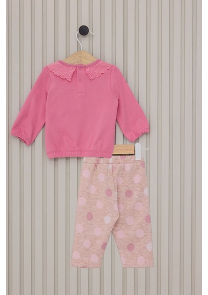 Kız Bebek Pembe 2'li Bebek Takım modelleri