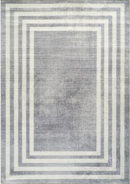 Sare By Kaşmir Halı Frame Gray Yıkanabilir Kaymaz Taban 50X80 cm fiyatları