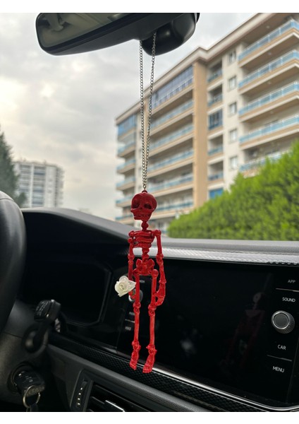 Kırmızı Gül Iskelet Gun's N Roses Oto Araba Dikiz Ayna Süsü fiyatları