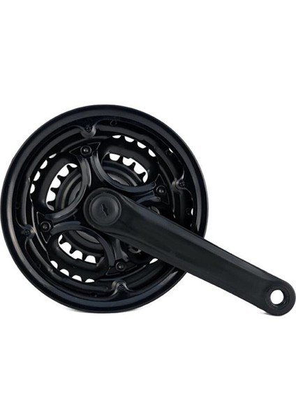 Bisiklet 3'lü Aynakol 48T [ön Dişli] Takımı Siyah Sol Kol Dahil