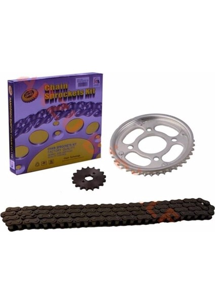 Sfr Zincir Dişli Seti Cbf 150 15T/42T 428H 128L Uyumlu Oringsiz