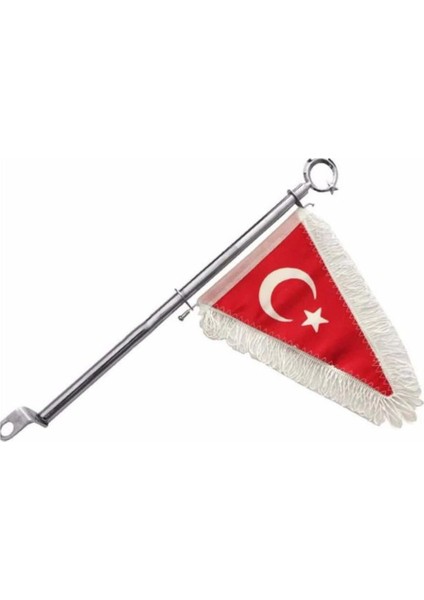 Makam Bayrağı Beyaz 35cm