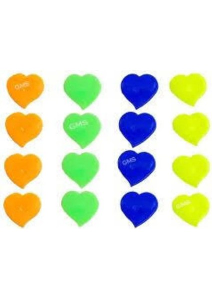 Tekli Kalp Bisiklet Jant Süsü 3 Paket