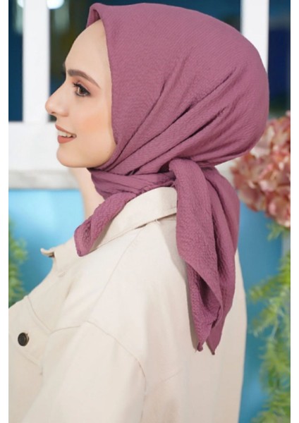Kadın Tesettür Mio Caz Eşarp Hijab Mor fiyatları