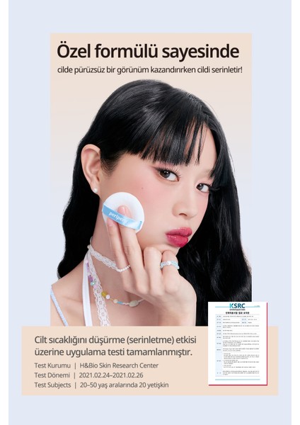 Cildi Serinleten, Mat Bitişli, Su Bazlı Pürüzsüzleştirici Pudra PERIPERA Oil Capture Cooling Powder fırsatları