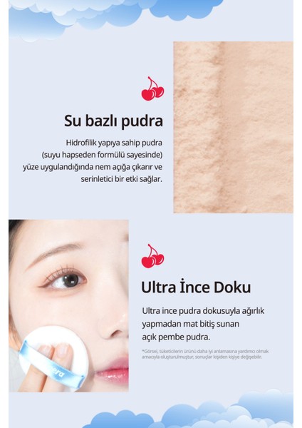 Cildi Serinleten, Mat Bitişli, Su Bazlı Pürüzsüzleştirici Pudra PERIPERA Oil Capture Cooling Powder indirimleri