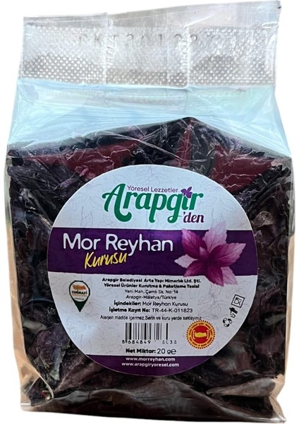 Demleme Mor Reyhan Kurusu 20 gr